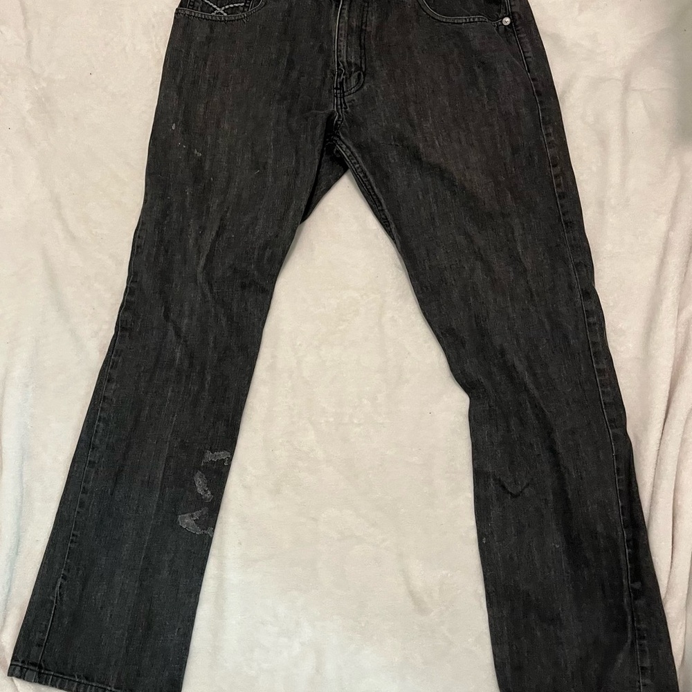 Ecko Unlimited Black Straight Men's Jeans